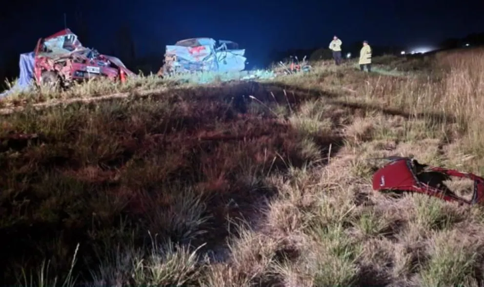 Estado en que quedaron los veh&iacute;culos. Foto Ministerio P&uacute;blico Fiscal.