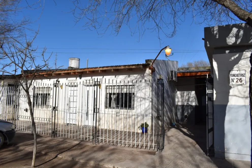 El acceso principal al Corralón Municipal. 