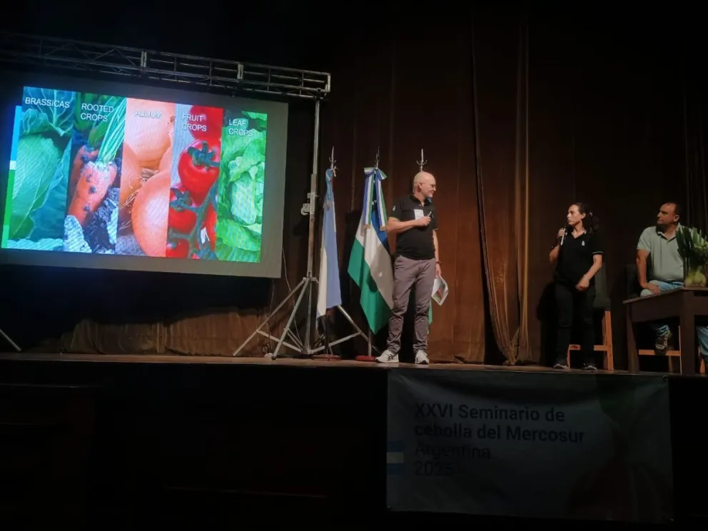 En el marco del XXVI Seminario de Cebolla del Mercosur en Viedma, hay expectativa por descubrir otros mercados 