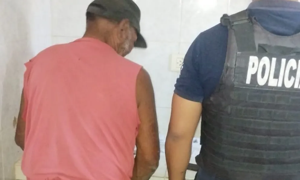 Detenido por policías de la Comisaría 38. 