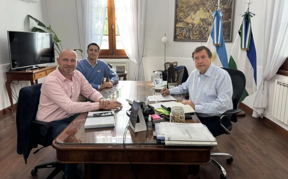 El gobernador Alberto Weretilneck se reunió con el intendente Gustavo Amati.