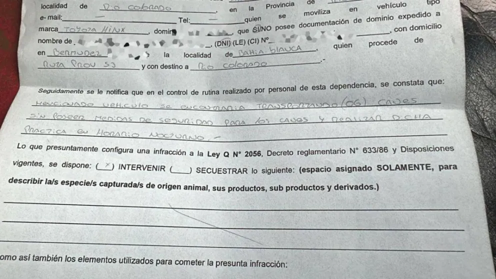 El acta dice otra cosa distinta, y nada tiene que ver este medio.