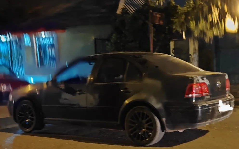 El Bora detenido en el procedimiento. Foto gentileza.