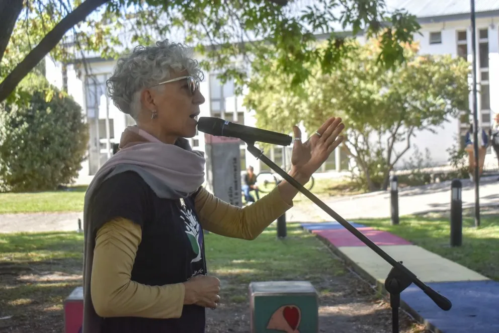 Acto oficial en el Centro Cultural de Viedma. (Fotos Vanesa Schwemmler / Noticias Net)