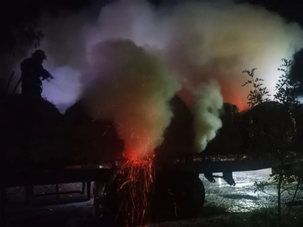 El incidente ocurrido en las primeras horas de este lunes. 