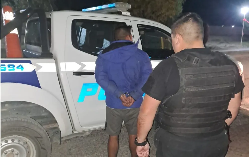 Rápida intervención policial contra un sujeto con una causa por violencia de género. 