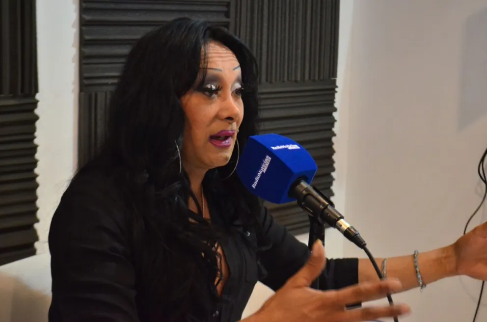 Nazarena Quiroga, víctima de la discriminación y defensora acérrima de la Feria de Patagones. 