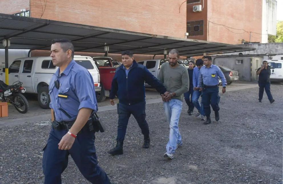 Detenidos por el femicidio de Karina Muñoz. Fotos NoticiasNet. 