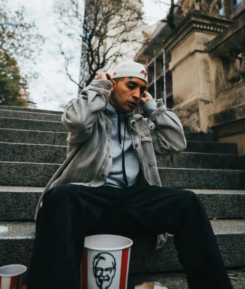 Mike Southside, trapero de Viedma que está pegado en la escena nacional. 