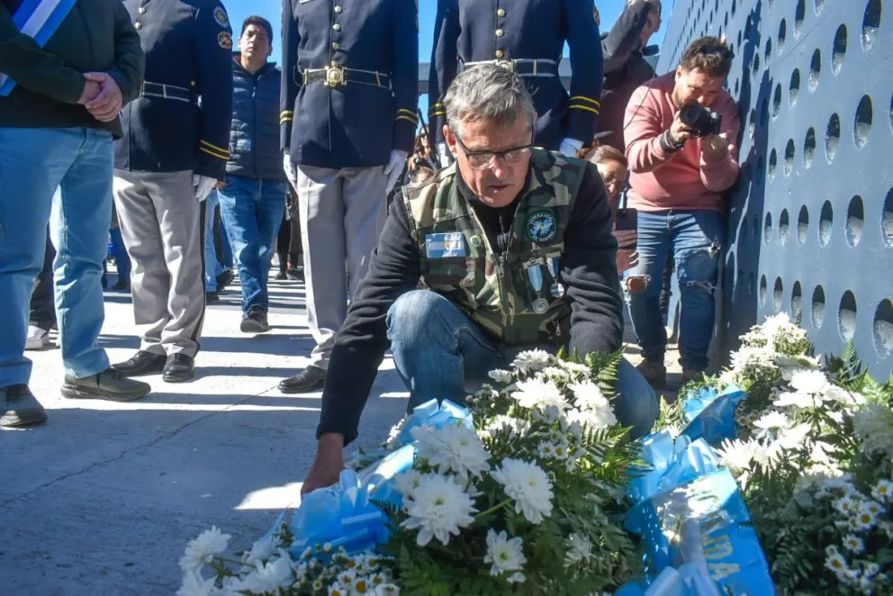 Memorial de Malvinas, escenario del acto de conmemoración de la Gesta.  Fotos Vanesa Schwemmler. 