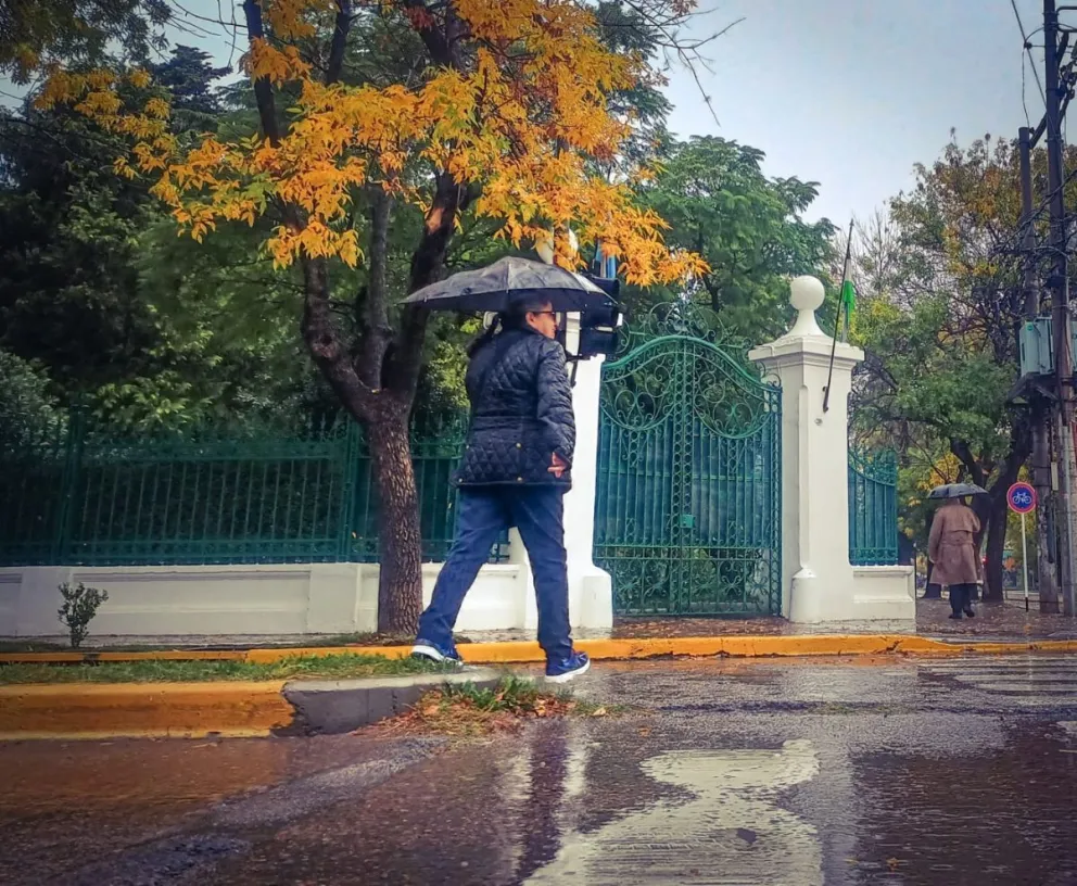 ¿Con el paraguas?. Foto archivo.