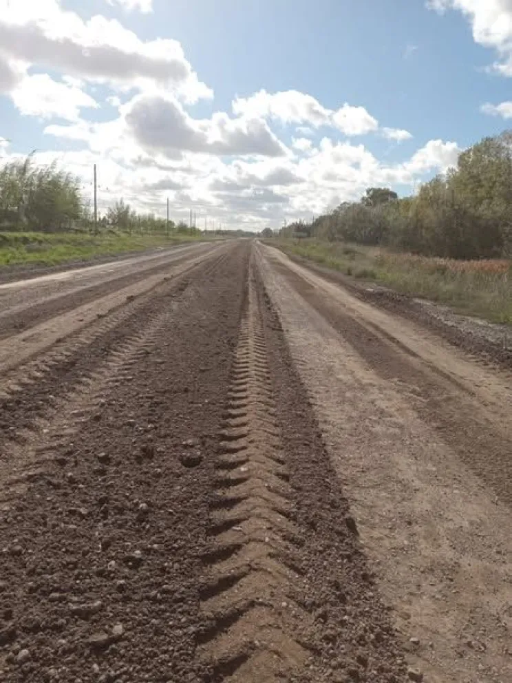 Luego de las intensas lluvias, comenzaron a trabajar en el acceso a San Javier