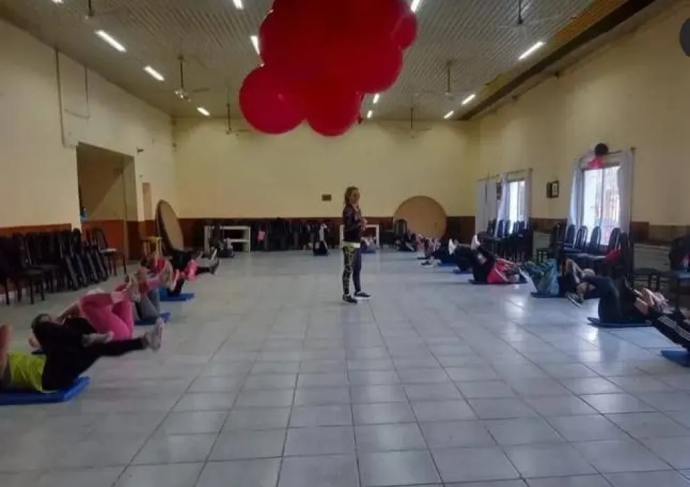Dance Fitness, la propuesta que no para de sumar adeptos en Patagones. 
