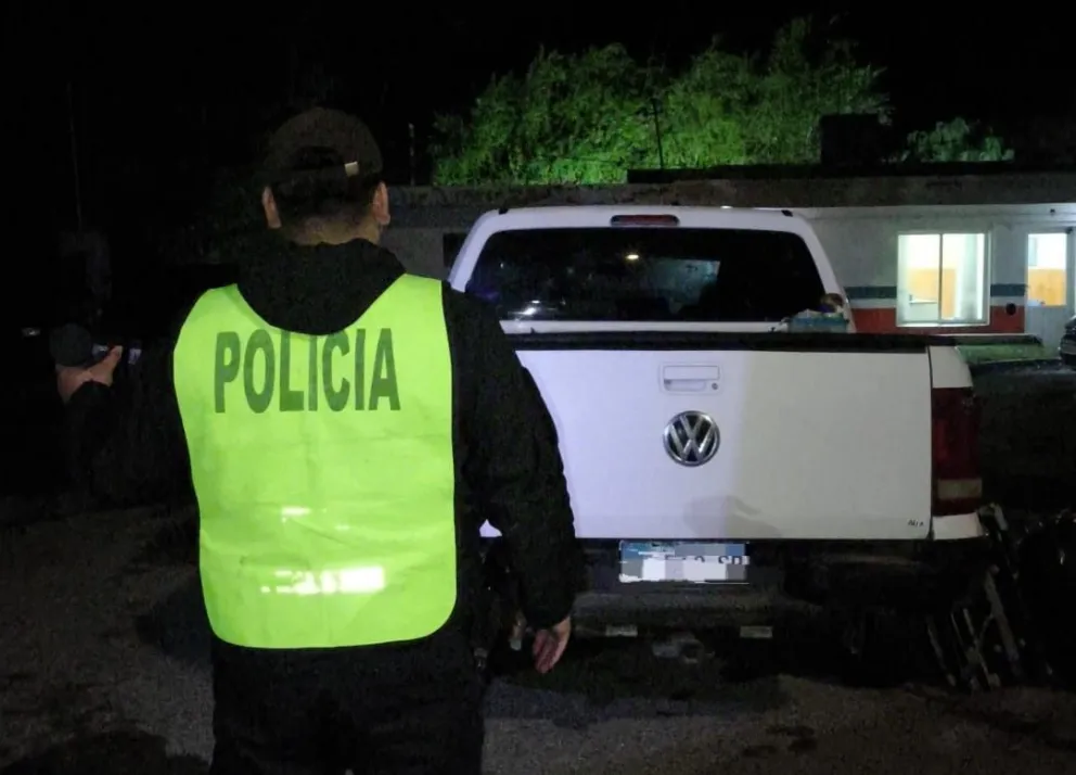 El vehículo fue secuestrado por el personal policial de General Conesa. 