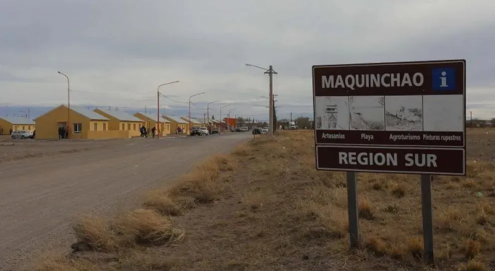 Domingo de urnas en Maquinchao.
