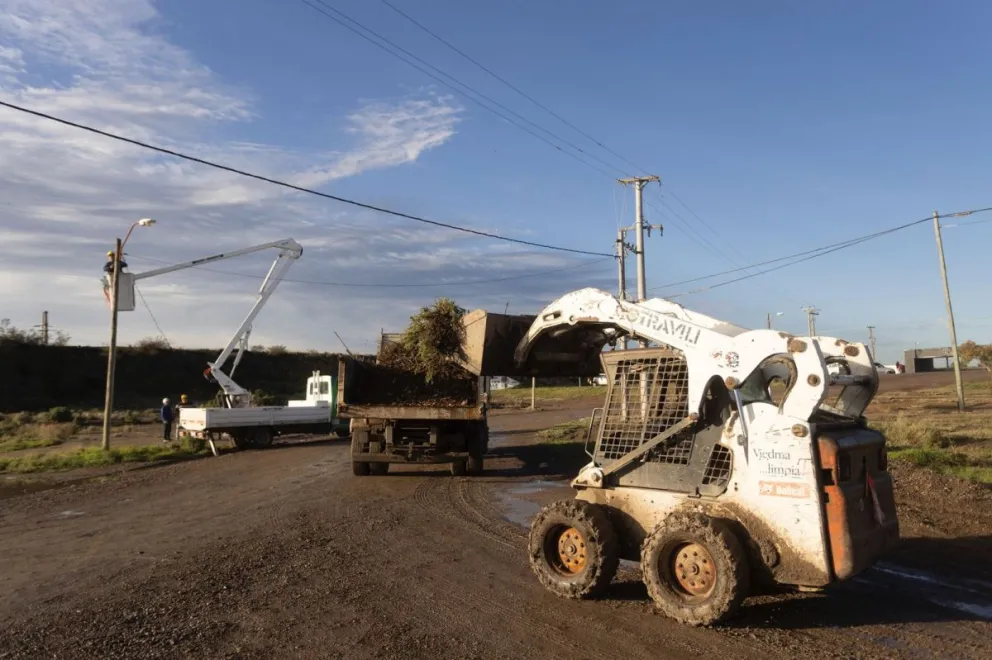 Desde la junta vecinal llevan adelante tareas de limpieza de forma constante.