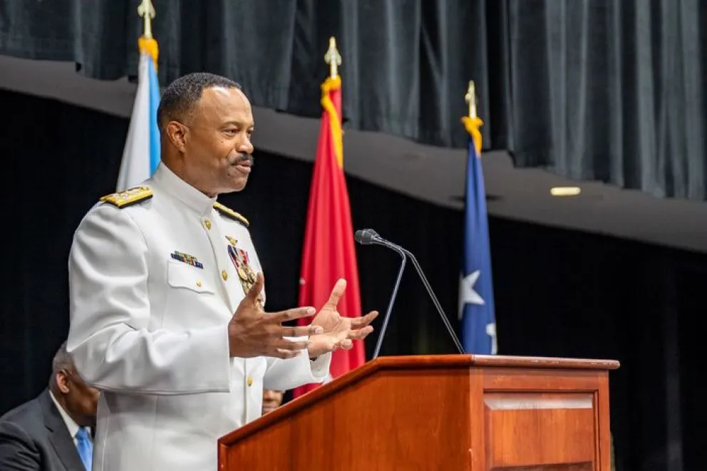 El jefe del Comando sur de los Estados Unidos, almirante Alvin Holsey.