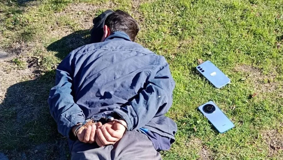 Ladrón detenido por la Brigada Motorizada Armada. 