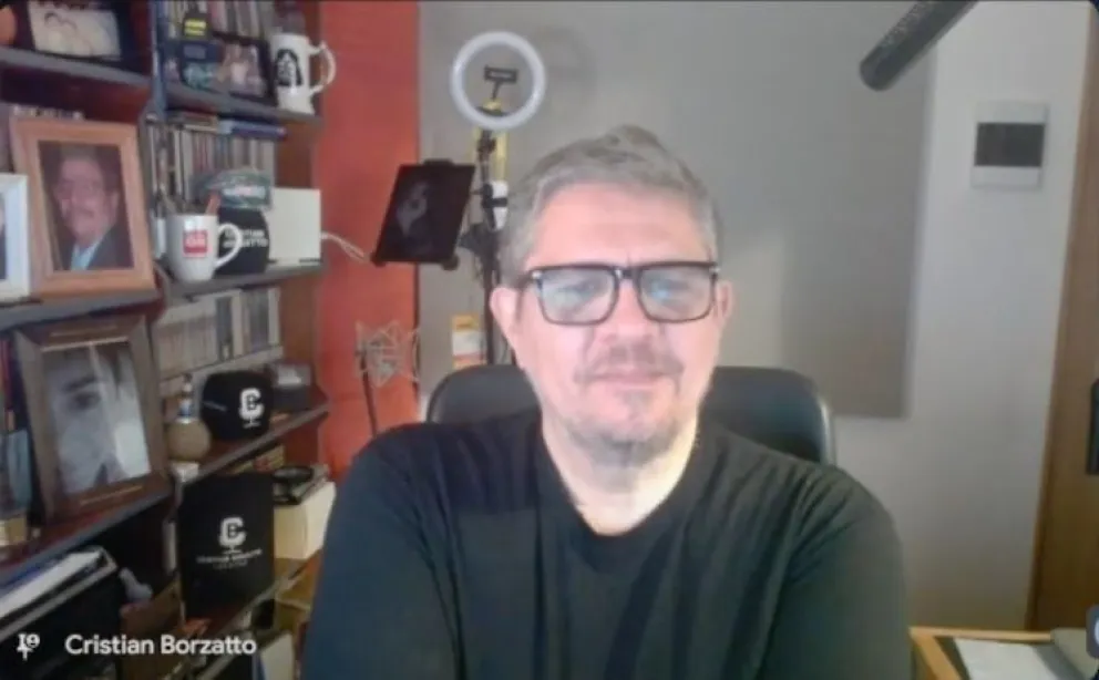 El locutor nacional Cristian Borzatto