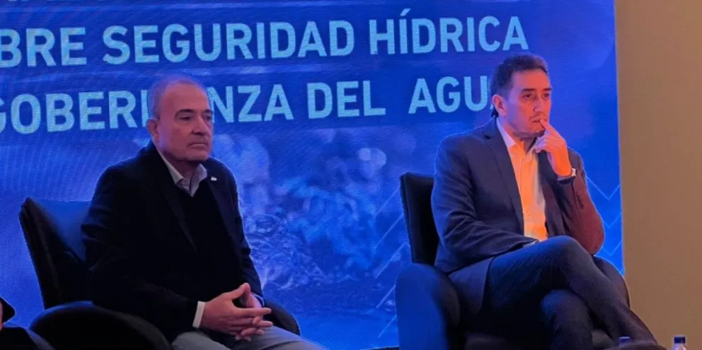 Pesatti en la apertura del “Diálogo Estratégico sobre Seguridad Hídrica y Gobernanza del Agua” en Viedma.