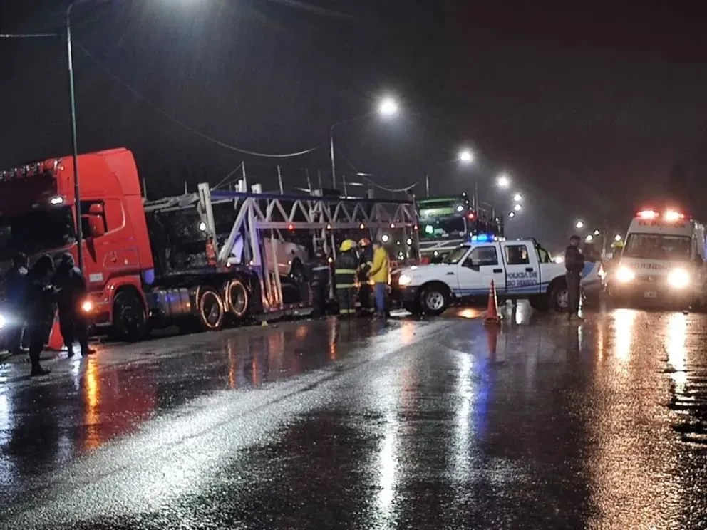 Fue cerca de la estación de servicio YPF ubicada en la zona del aeropuerto. Foto: gentileza.