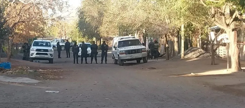 Encabezó el operativo el jefe de la Policía de Río Negro, Daniel Bertazzo. Foto (ANR)
