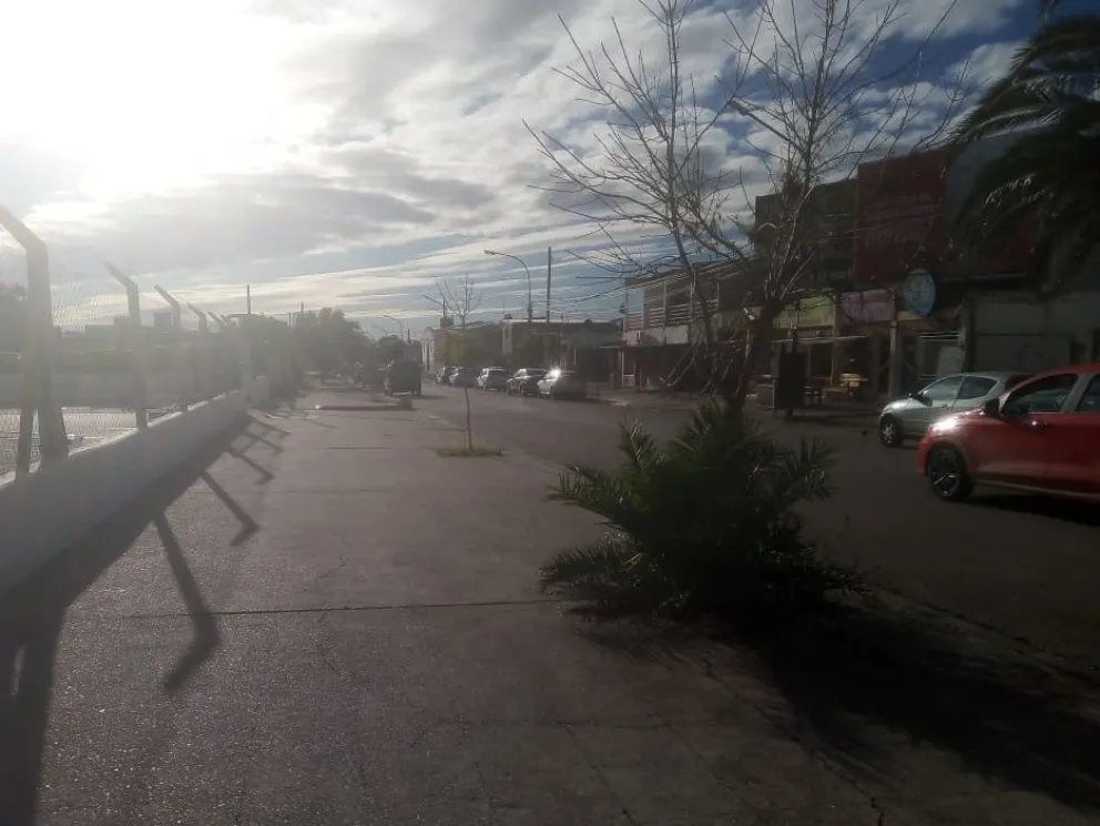 Sitio donde fue violentado el Corsa.