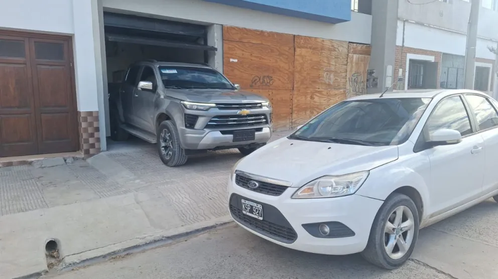 El escenario se dio en la calle Zatti N° 261, entre Guido y Mitre