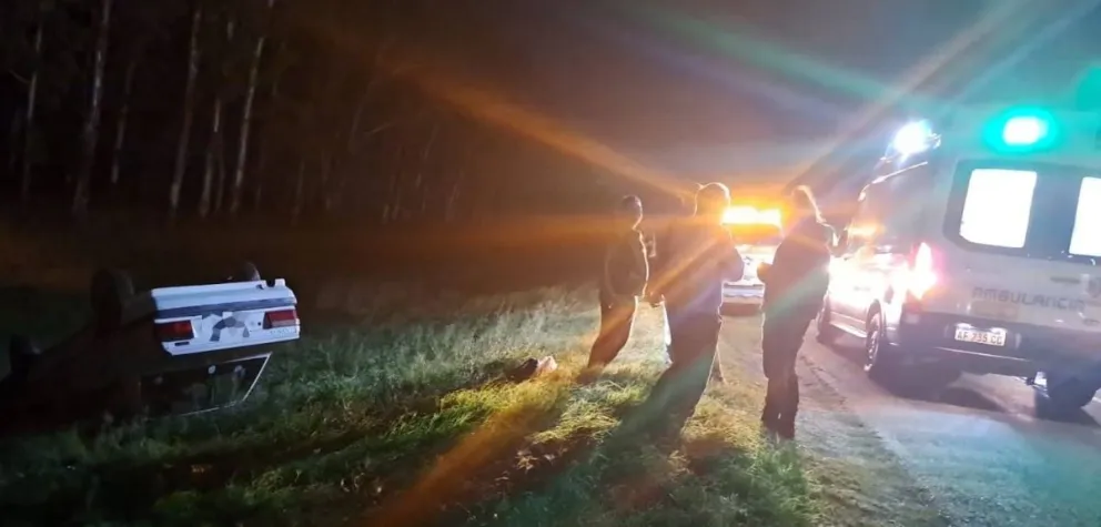 Fue rápidamente atendido por personal de Salud. 