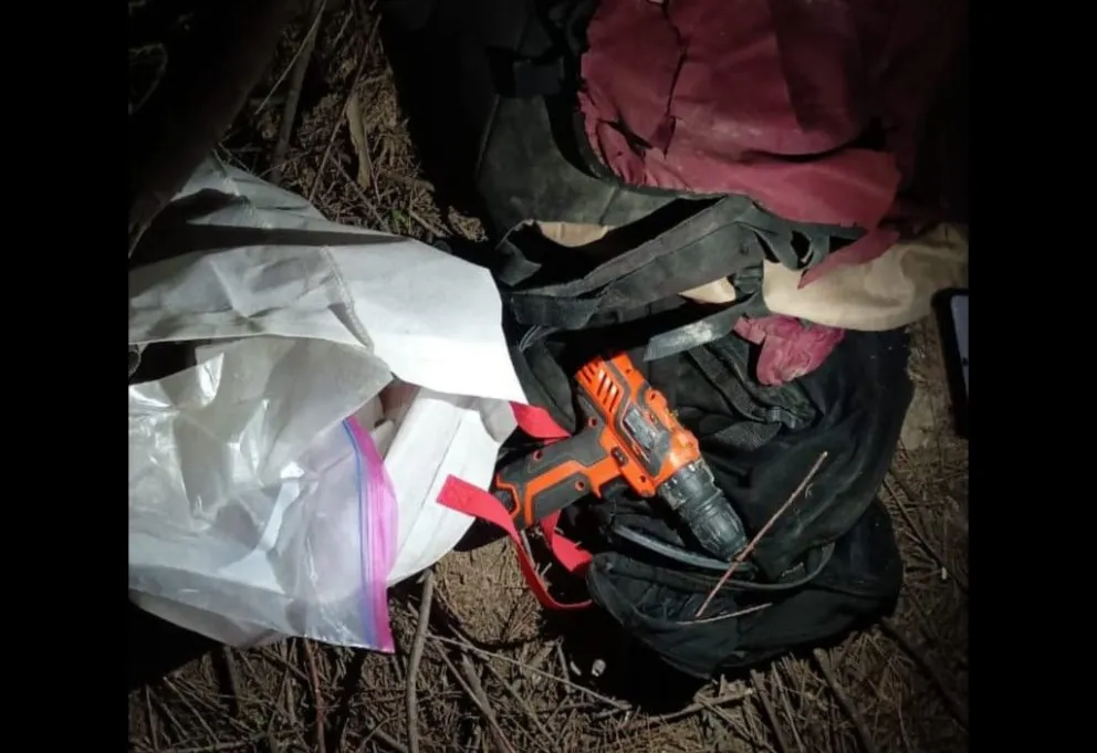 Los elementos fueron recuperados por el personal policial. 