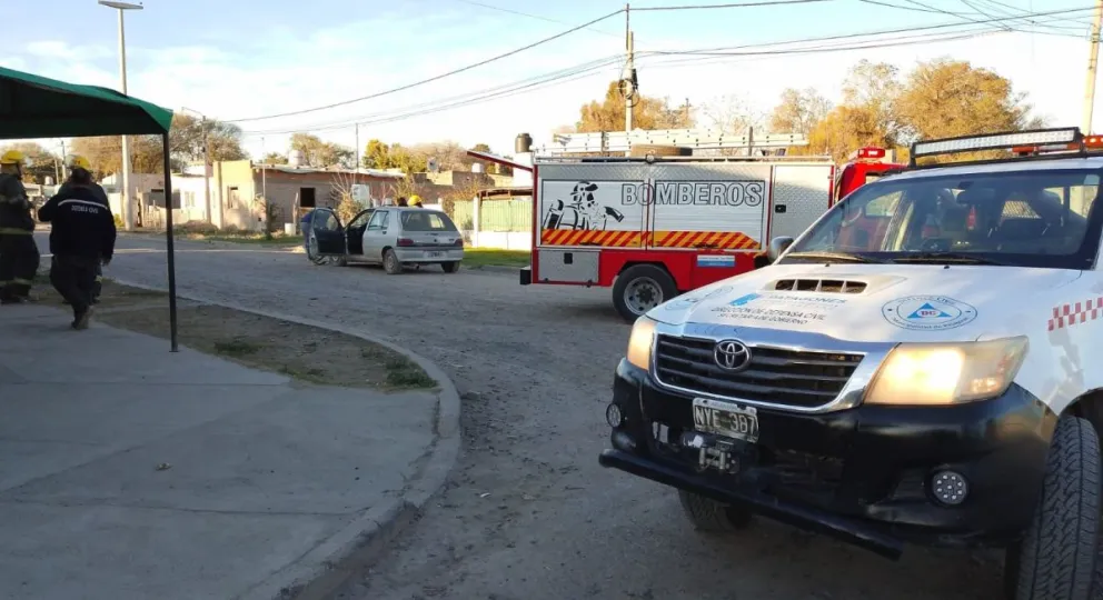 Personal de Bomberos y Defensa Civil tomaron intervención. 