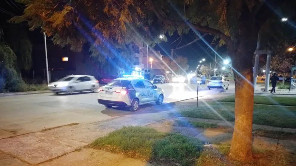 El personal policial tomó rápida intervención. 