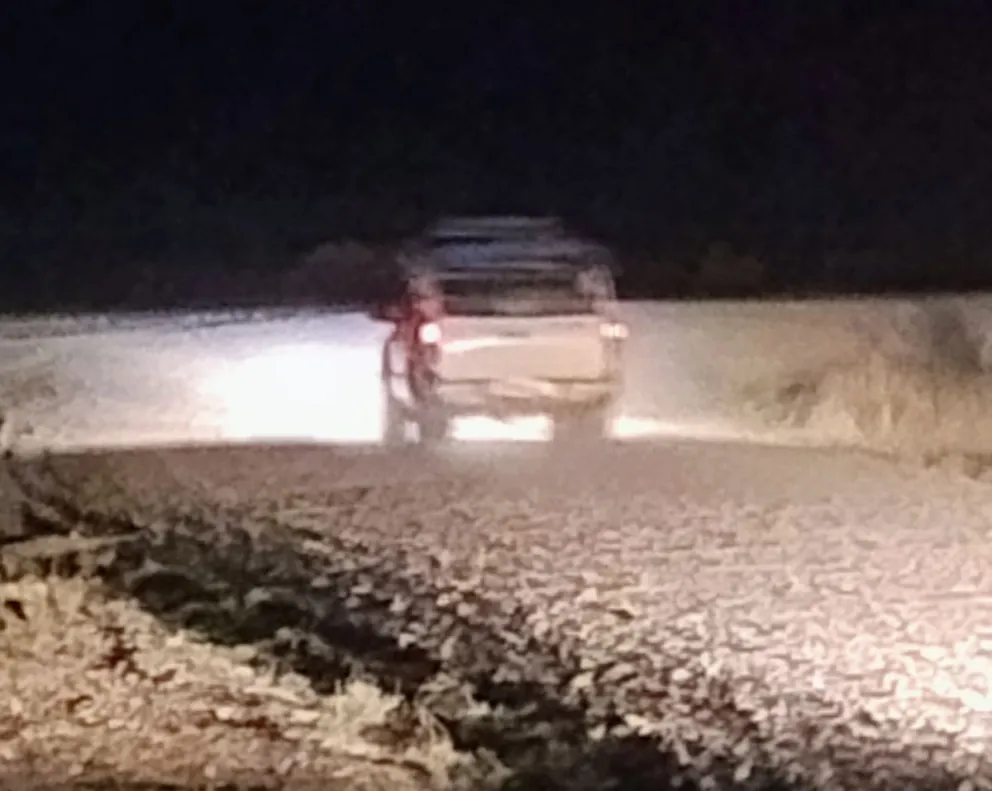 El control fue a la altura del establecimiento Piedras Blancas