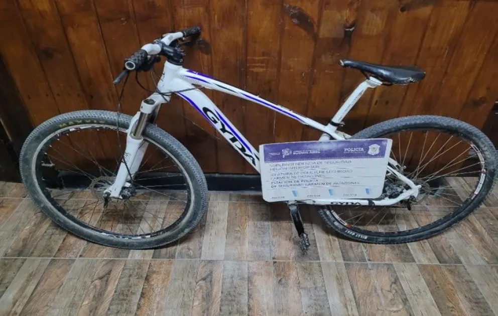 La bicicleta quedó en la Estación de Policía Comunal. 