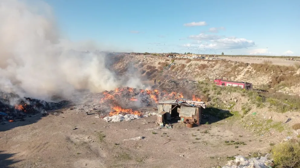 El fuego fue finalmente controlado. 