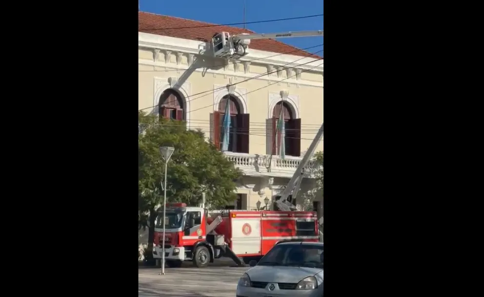 Cuando la plataforma de rescate también es pincel.