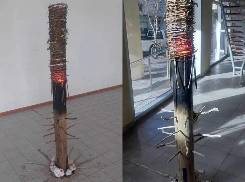 La obra "Primitiva" de la escultora viedmense.