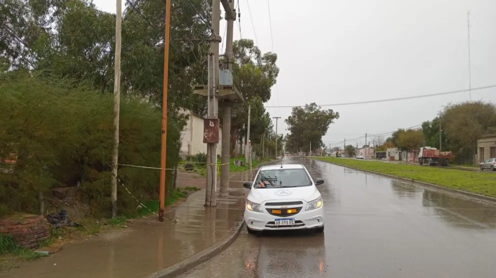 El transformador está ubicado en Celedonio Miguel y LeBlanc. 