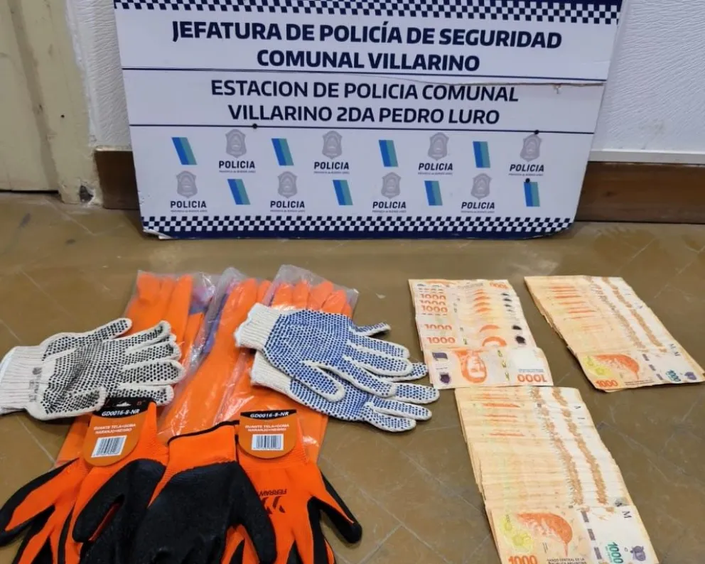 Los elementos recuperados quedaron en la Estación Comunal.
