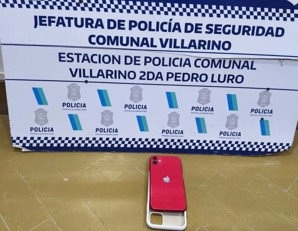 El elemento fue recuperado por el personal policial. 