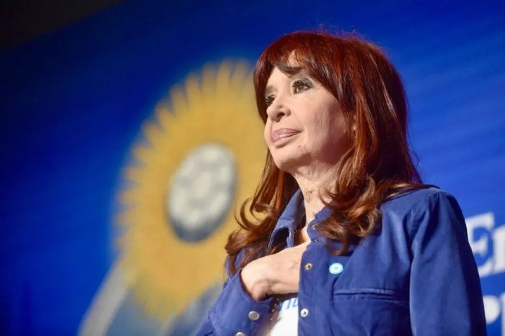 La expresidenta Cristina Fernández de Kirchner.
