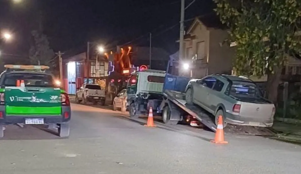 La camioneta VW fue encontrada en Belgrano y costanera. Foto gentileza Taxistas en Movimiento.