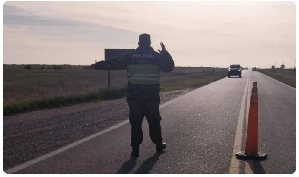 Intensa actividad policial en los ingresos al Distrito. 