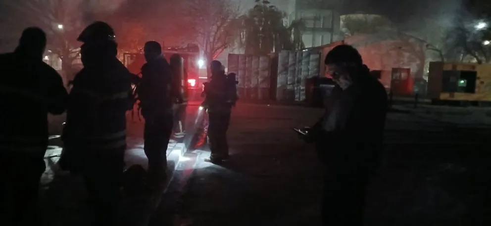 Incendio intencional en el Hospital Zatti de Viedma. Créditos Web. 