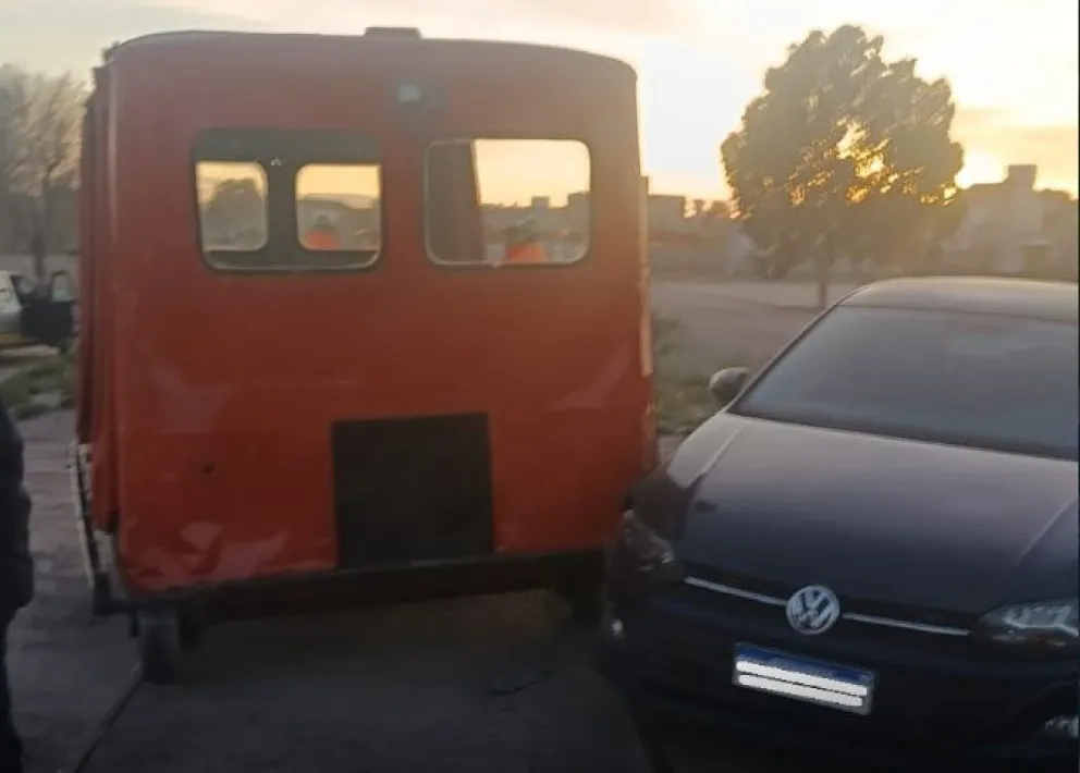 Choque en San Antonio Oeste con "la zorrita". 