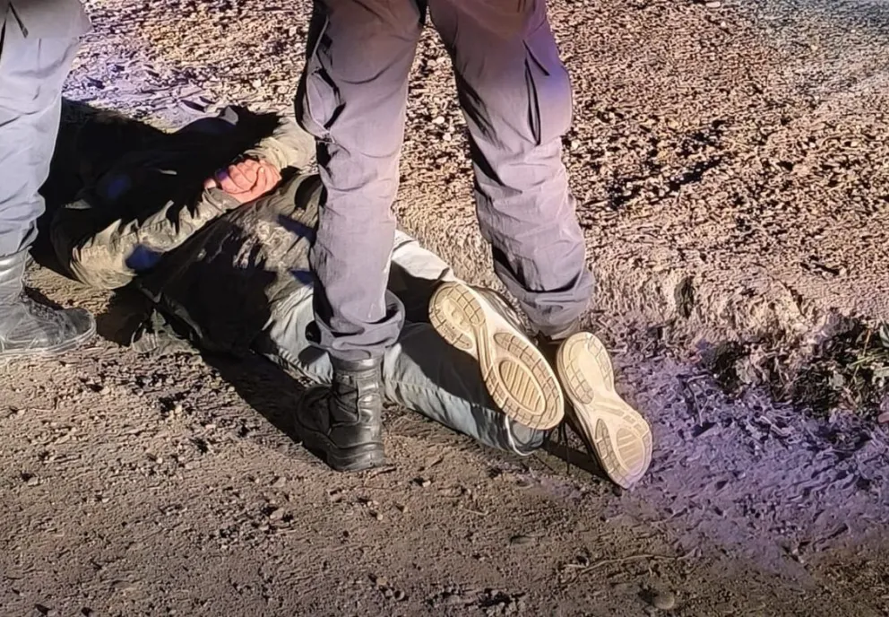 Detenido tras el hurto. 