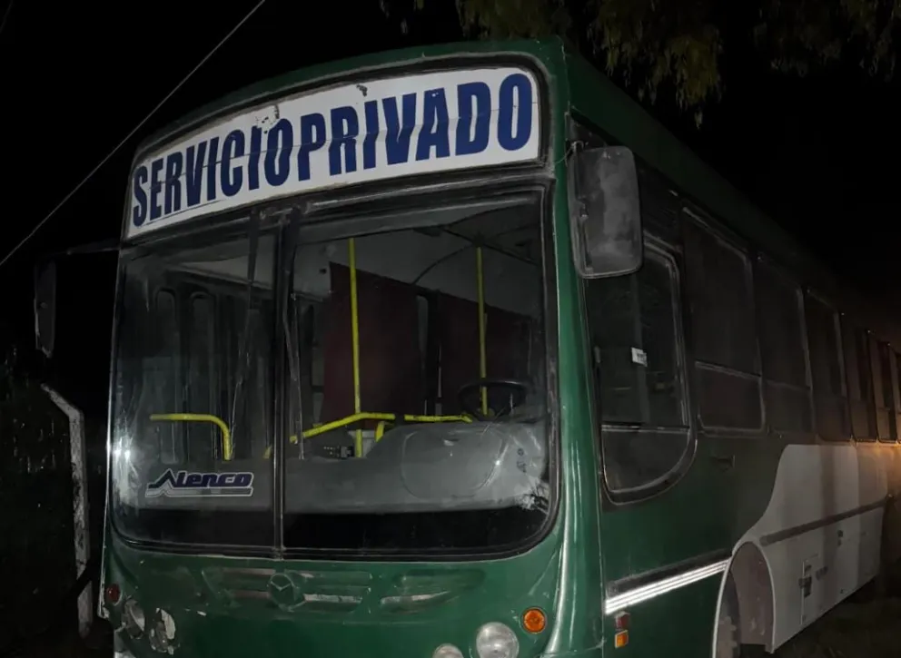 Intervino personal policial y de Transporte de la provincia de Río Negro. Foto gentileza.