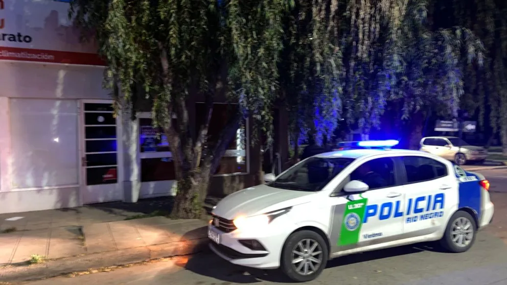 Lugar del hecho delictivo, carnicería en la calle Rivadavia de Viedma. 