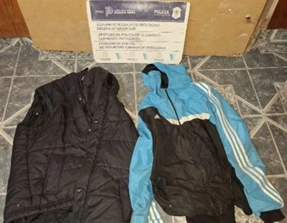 La ropa secuestrada en los operativos. 