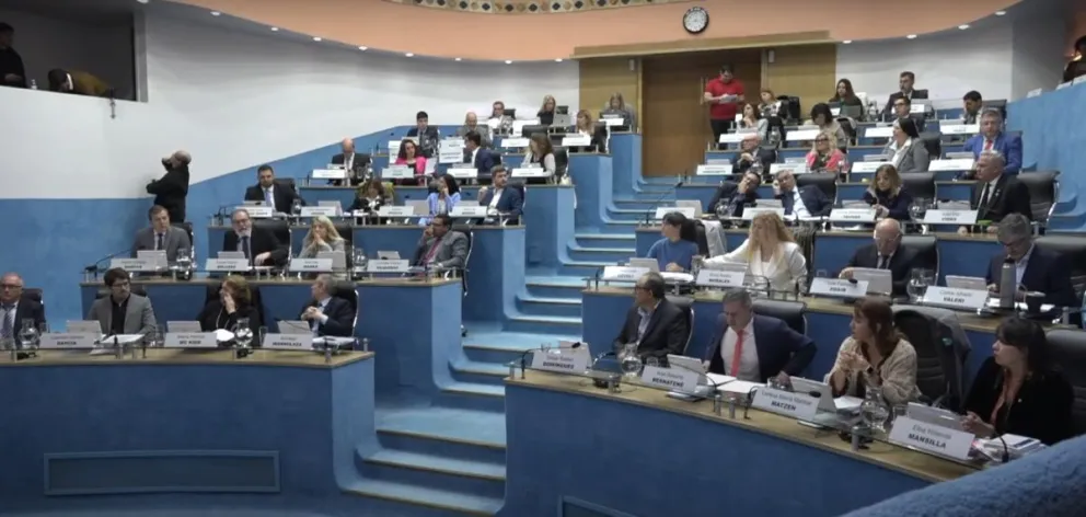 Sesión de la Legislatura de Río Negro. 